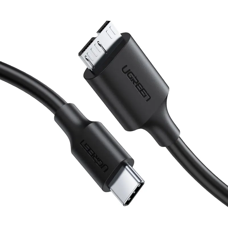 UGREEN USB C на USB 3,0 Micro B Кабель для быстрой зарядки и синхронизации данных шнур высокого качества ПВХ материал Micro USB кабель