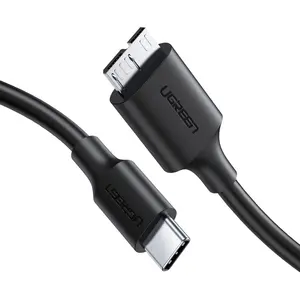 UGREEN USB C כדי USB 3.0 מיקרו B כבל מהיר טעינה וסנכרון נתונים כבל העברה גבוהה-איכות PVC חומר מיקרו USB כבל