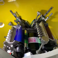 Machine d'impression flexographique et tipographique automatique pour textiles en taffetas de nylon 3+1 couleurs et rubans en satin de polyester