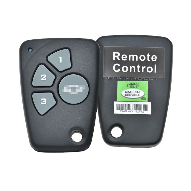 Colombia Hot Selling Flip Car Key Fix Code 4 Buttons Remote Control for Original Chevrolet Car Alarms