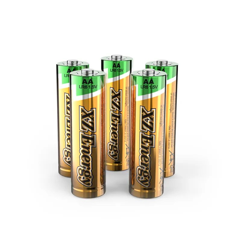 Bateria aa alcalina descartável, super longa duração no.5 lr6 1.5v