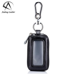 Porte-clés Andong pour femmes et hommes, porte-clés en cuir de vache véritable, pochette pour clés - Product Image 6