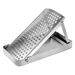 Râpe à fromage en acier inoxydable avec plateau pour usage en cuisine - Product Image 3