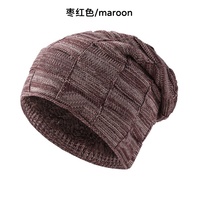 Gorro Rasta para Hombre al por Mayor, Cálido, Suave, Forrado de Felpa, Tejido Holgado de Algodón y Bambú, Estilo Slouchy, con Parche Personalizado, Logotipo, Camuflaje y Puntos