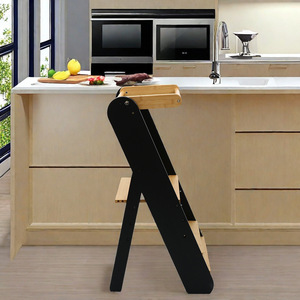 Torre de aprendizaje Montessori, escalera para lavarse las manos, taburete plegable para lavabo infantil, torre de aprendizaje, taburete para niños pequeños - Product Image 1