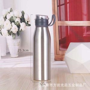 Stainless Steel Sports Bottle 304 Direct Drinking Bicycle Outdoor Sports <b>Cold</b> Water <b>Cup</b> For Business Gifts Customizable Logo - Product Image 6