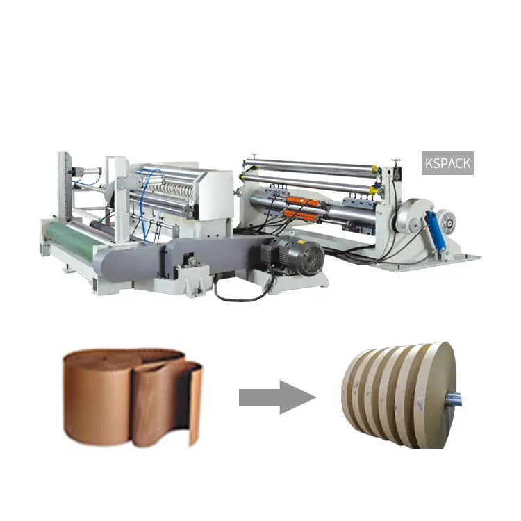 कागज जंबो क्राफ्ट नकद रजिस्टर थर्मल पेपर रोल स्लिटर रिविंदर/स्लिटर रिविवाइंडिंग मशीन