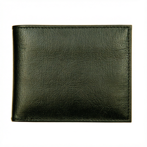 Portefeuille en cuir vintage, porte-cartes ouvert, portefeuille court pour espèces, léger pour un usage quotidien - Product Image 1