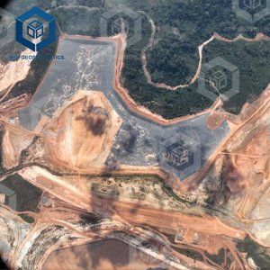 Matériau de construction géosynthétique Matériau de revêtement d'étang pour le rouleau de terre Prix des résidus miniers Anti-suintement en Afrique de l'Ouest