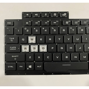 Teclado para Portátil con Diseño Estadounidense para <span class=keywords><strong>Asus</strong></span> <span class=keywords><strong>ROG</strong></span> <span class=keywords><strong>Strix</strong></span> G531G <span class=keywords><strong>G531GT</strong></span> G15 G512 G512LV G512LW, Teclado Colorido - Product Image 2