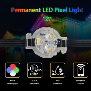 HRSYT DC12V IP68 Luz <span class=keywords><strong>de</strong></span> Riel <span class=keywords><strong>de</strong></span> Aluminio con Control por Aplicación RGB RGBW, Iluminación Permanente <span class=keywords><strong>para</strong></span> Exteriores, <span class=keywords><strong>Luces</strong></span> LED <span class=keywords><strong>de</strong></span> Píxeles <span class=keywords><strong>para</strong></span> <span class=keywords><strong>Navidad</strong></span>, <span class=keywords><strong>Luces</strong></span> Puntuales <span class=keywords><strong>para</strong></span> el Hogar - Product Image 2