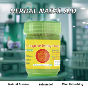 Thai MQ ZTG Vente Chaude Naturel À Base De Plantes Menthe Cylindre Tube Nasal Rafraîchissant Esprit Anti-Somnolence Soulagement De La Douleur Corps Inhalateur CE - Product Image 3