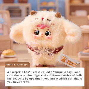 Licencié Samuel Baking House Series Blind Box Baker Costume Animal Plush Keyring Pendant Mystery Surprise Bag Charm Toy - Product Image 5
