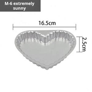 <span class=keywords><strong>Moule</strong></span> <span class=keywords><strong>à</strong></span> pizza en forme de cœur cannelé Bakest, antiadhésif, <span class=keywords><strong>fond</strong></span> fixe/<span class=keywords><strong>amovible</strong></span>, pour four, 6 pouces, <span class=keywords><strong>moule</strong></span> <span class=keywords><strong>à</strong></span> <span class=keywords><strong>tarte</strong></span> aux fruits - Product Image 5