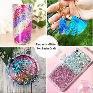 Multicolor 3D Láser Explosión Brillo Nail Art Lentejuelas Comercio exterior Belleza Cáñamo Joyería Aurora Quicksand Flow Effect - Product Image 3