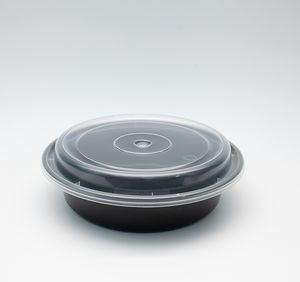 Hacamy กล่องอาหารกลางวันแบบใช้แล้วทิ้งฝาปิดภาชนะพลาสติก <span class=keywords><strong>PP</strong></span> สำหรับใส่อาหารเข้าไมโครเวฟได้ออกแบบให้พับได้สำหรับร้านอาหาร - Product Image 1