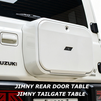 Boîte de rangement pour porte arrière OEM, table rabattable, étagère de chargement sur mesure avec poche filet pour Suzuki Jimny JMN-AC110 (CN)