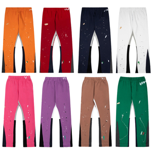 Fabricant de qualité supérieure Custom Galleriess Pants Pantalons pour hommes Pantalon de survêtement évasé Pantalon de survêtement élastique empilé Pantalon de survêtement ample pour hommes - Product Image 1