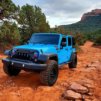 LLOYDBERG Nouvelle calandre avant en ABS pour Wrangler 2007-2018 JK/JKU Rubicon - Installation facile, ajustement universel JK-GLL01