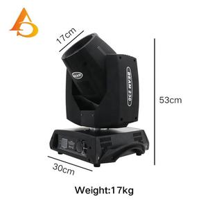 AICPOSE Mini Beam Profesional 280W 7r Sharpy Led Luz Móvil Silenciosa DMX IP33 16CH 8500K - Product Image 5