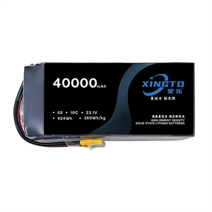 แบตเตอรี่ลิเธียมโพลิเมอร์อัจฉริยะความจุสูง 6s 8s 24s 11000mah 22000mah 40000mah สำหรับโดรน - Product Image 1