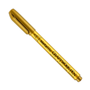BECOL vente en gros de stylos à peinture métallisée or et argent <span class=keywords><strong>pour</strong></span> peinture rupestre, pierre, céramique, verre, bois, métal, tissu, toile - Product Image 1
