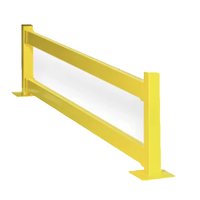 Soulever les garde-corps de sécurité industrielle Rampes de protection d'entrepôt en acier Barrières de sécurité Garde-pilier modulaire