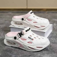 Sabots unisexes en EVA à coussin d'air, chaussures de jardin ventilées pour couple, claquettes à plateforme épaisse, pantoufles de plage légères, sabots en gros