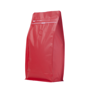 Sac à café personnalisé imprimé rouge, résistant à l'humidité, avec valve et fermeture éclair, sac laminé pour le stockage des aliments, sac en mylar - Product Image 2