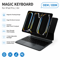 Étui clavier magique sans fil personnalisé OEM pour iPad Air 10,9 pouces 5e et 4e génération & Air 11 pouces M2 M3 M4 MK032