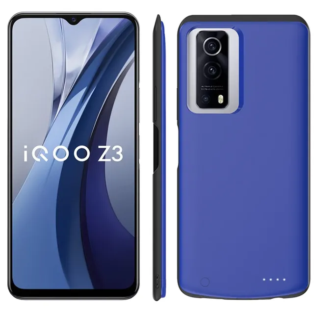 JayoWade 6800Mah for VIVO IQOO Z3 5G Battery Case IQOO Z3 Phone Bag Cases for VIVO IQOO Z3 Battery Charger Case Power Bank Cover