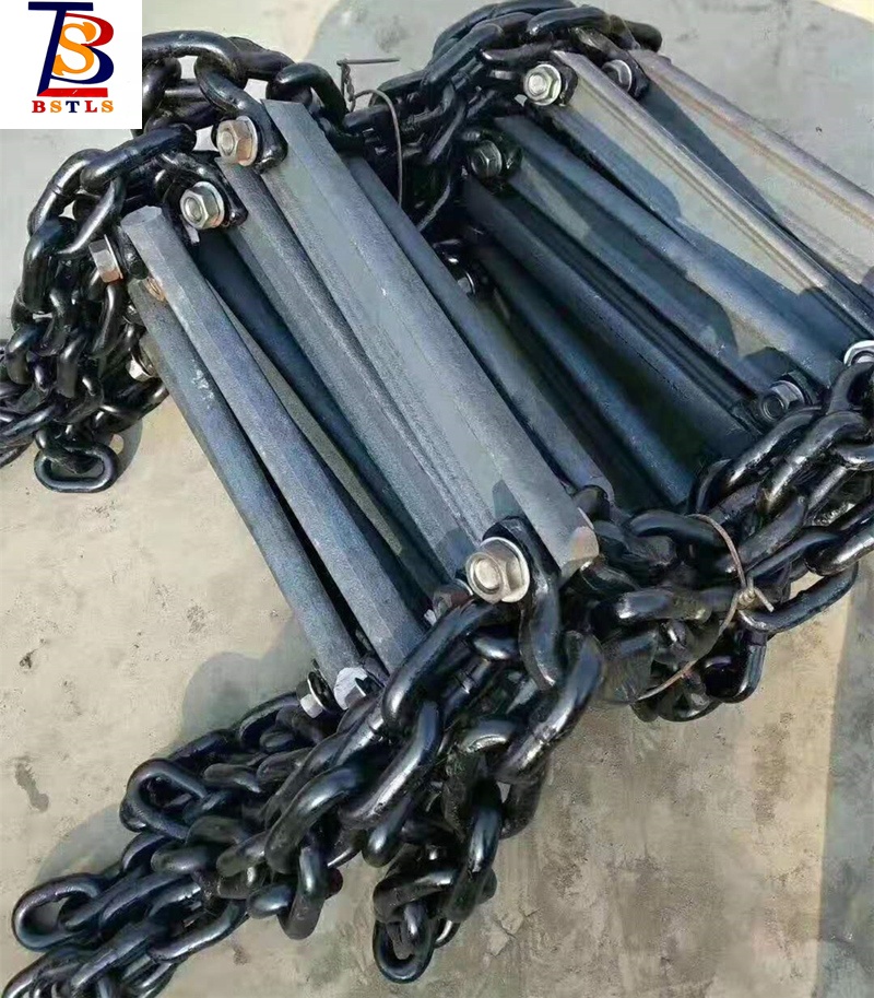 30 x 108mm Mining Round Link Chain Through Hardened 23MnNiCrMo54 Material