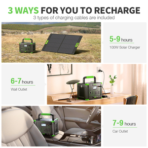 Station d'alimentation portable solaire EBL au meilleur prix, 500 watts, pour l'extérieur, stations d'alimentation portables 500W - Product Image 4