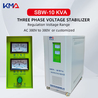 Regulador de Voltaje Automático Trifásico de 50Hz 60Hz CA 380V, Servomotor de 6Kva 10Kva 12Kva