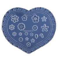 Moule en silicone pour Nail Art 3D Fleur Papillon DIY avec Scrape UV Gel Soft Embossed Silicone Carving Nail Silicone Mold