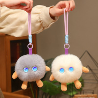 Vente en gros HongRuiKe AI Smart Funny Educational 10cm Peluche en polyester avec écran HD et fonction de chat vocal, porte-clés pour tous les âges