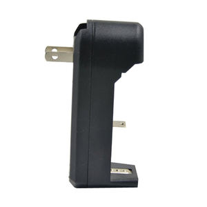 Chargeur de batterie au lithium D1010 pliable à une baie/une fente, prise EU/US, pour batteries <span class=keywords><strong>14500</strong></span>/18650 - Product Image 1