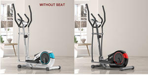 จักรยานออกกำลังกายแบบอิลิปติคอลพร้อมแรงต้านแม่เหล็กสำหรับขายส่ง, จักรยานอิลิปติคอลสำหรับใช้ในบ้านพร้อมจอ LCD, เซ็นเซอร์วัดอัตราการเต้นของหัวใจ - Product Image 5