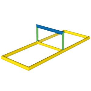 Voleibol Inflable Resistente para Exteriores con Portería, Juego Acuático, Campo de Voleibol Inflable para Eventos - Product Image 4