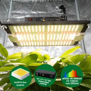 Samsung lm301h 120W LED phát triển bảng ánh sáng cân bằng cao ppfd UV IR tách biệt kiểm soát cho trong nhà mỗi tăng trưởng thực vật
