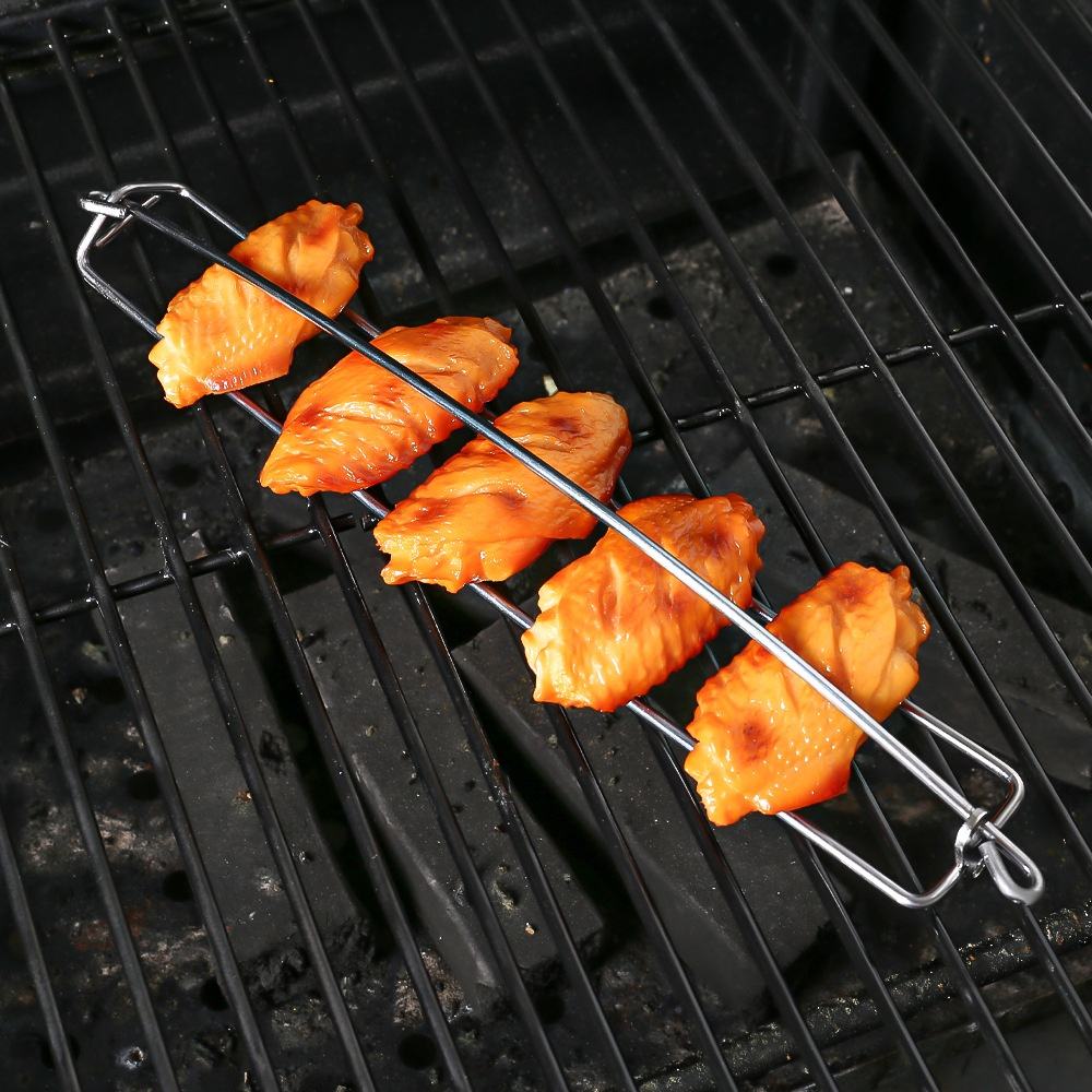 ชั้นวางย่างสำหรับปีกไก่ไม่มีที่จับ