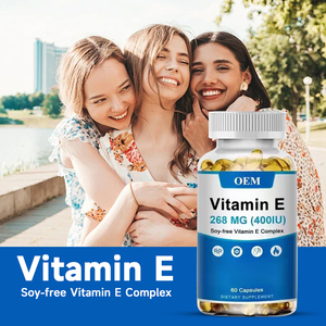 Cápsulas de Tocoferol, Suplemento de Vitamina E Natural en Cápsulas Blandas, Marca Privada de Fábrica OEM, Gran Venta - Product Image 6