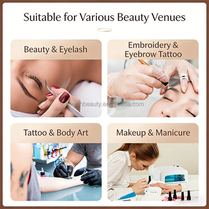 Lámparas de Escritorio Ajustables <span class=keywords><strong>para</strong></span> <span class=keywords><strong>el</strong></span> Hogar, Lámpara de Uñas con Clip y <span class=keywords><strong>Brazo</strong></span> Flexible <span class=keywords><strong>para</strong></span> Salón de Belleza, CRI 95, Luz de Luna <span class=keywords><strong>para</strong></span> Maquillaje LED y Fotografía - Product Image 4