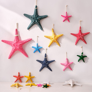 Estrella de Mar Artificial de Resina de 5.5 cm, Adorno de Acuario de Estilo Mediterráneo, Decoración para Bodas - Product Image 3