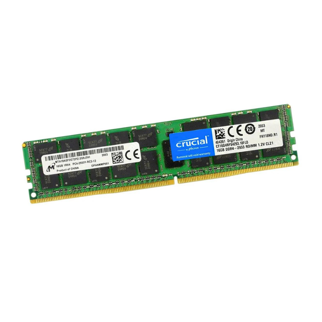 MT Server Memory 16GB DDR4 2933MHz 1.2V ECC Registered DIMM 23400MB/s in Stock Original Brand
