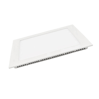 Plafonnier LED ultra fin carré rond 12W avec boîte de jonction