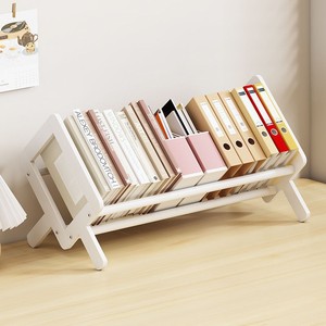 <b>Desktop</b> Wooden Bookshelf For Kids Student Simple Storage <b>Shelf</b> For Desk Bedside Windowsill Living Room Bedroom - Product Image 3