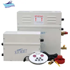 Generator Steam Bath Sauna Portabel 12KW, untuk Ruang Uap dengan Pengontrol