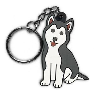 Custom Made Keychain Soft 3D Rubber PVC Key Chain Cartoon Letter Logo PVC Keyring - Product Image 6