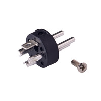 Connecteur XLR mâle 3 broches plaqué or LJQ2015JSH pour microphone, pièce de rechange pour broches de contact XLR